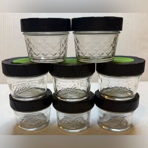 Ball Glass Spice Jars Set of 8 w/ Shaker Lids Pantry Organization